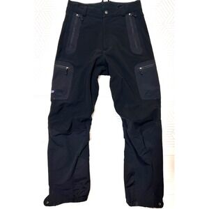 Vintage Patagonia Men size 32 30" Waist 31" Ins Insulated Lined Black Ski Pant j